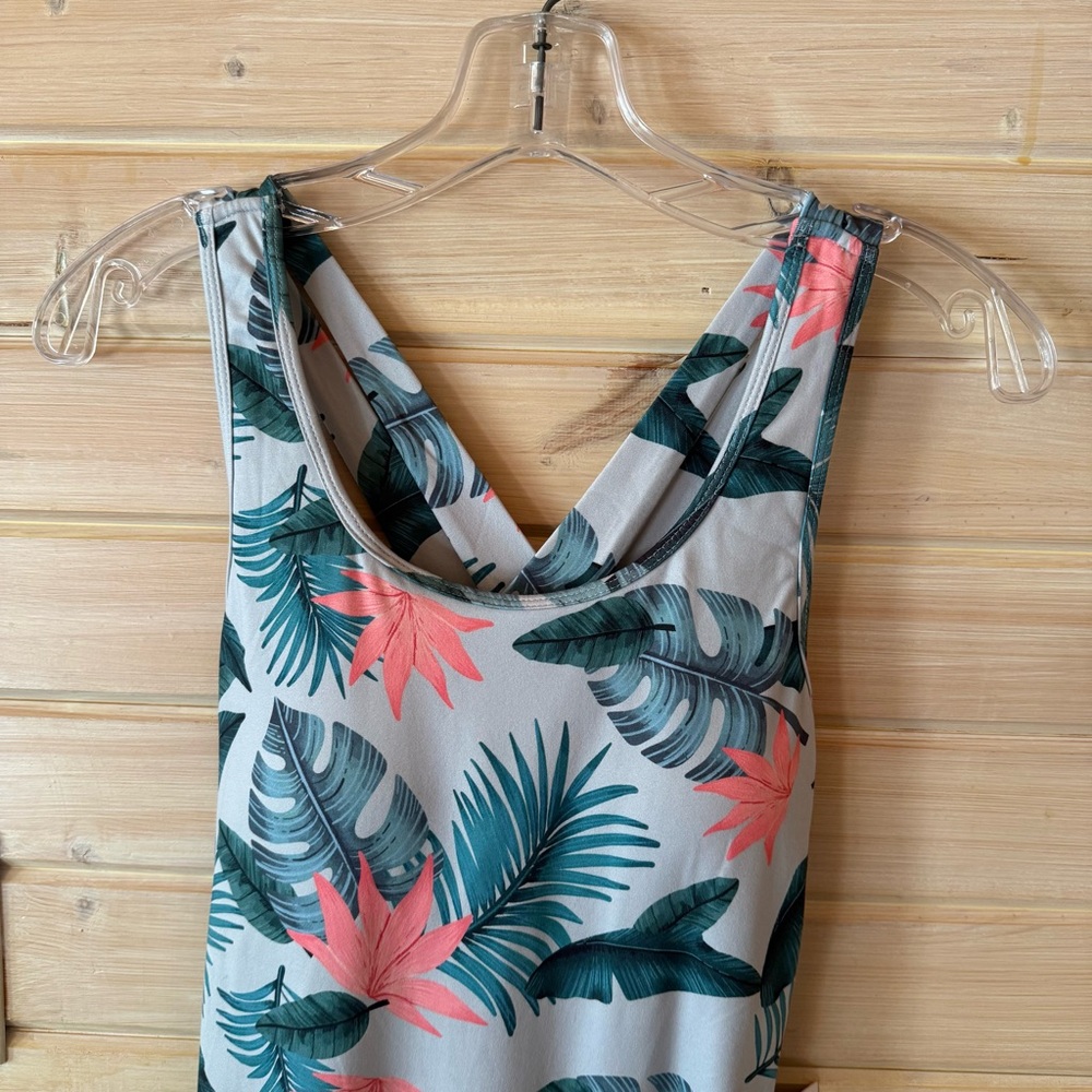 Kyodan Outdoor Tropical Sleeveless Dress NWT – Crisscross Back, Travel/Resort